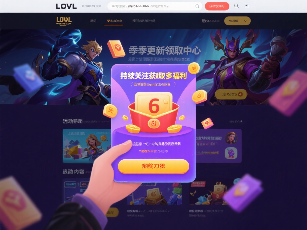 轻松玩转LOL官网领取中心,赢取丰厚游戏奖励 六:持续关注获取更多福利
LOL官方会